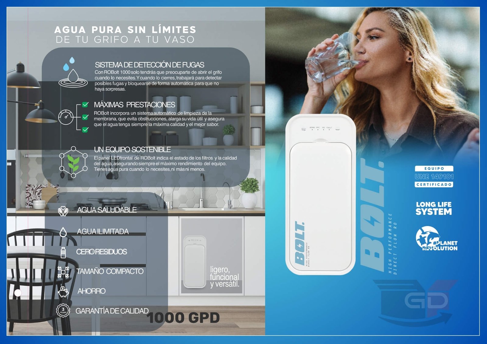 Instalación compacta y beneficios